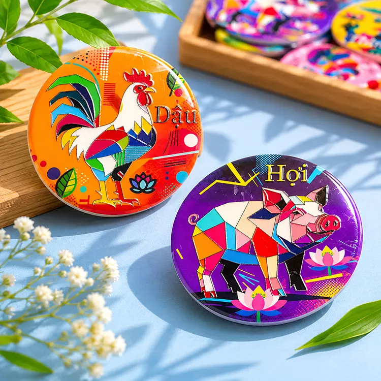 Magnet Peti Sejuk Zodiak Cina Seramik