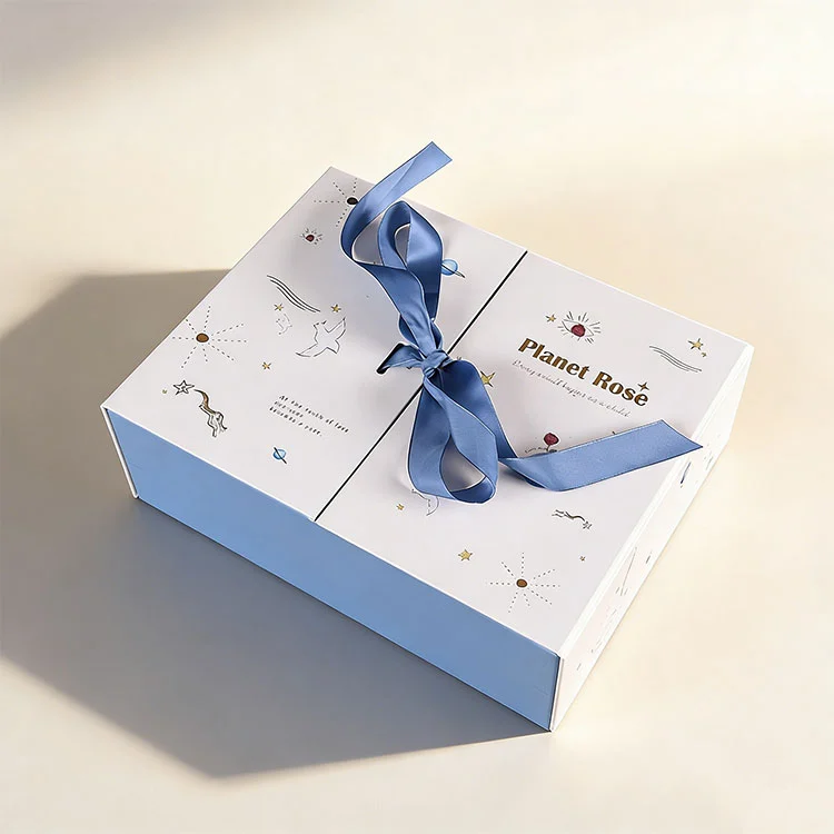 Kotak Pembungkusan Boleh Dilipat Dua Buka