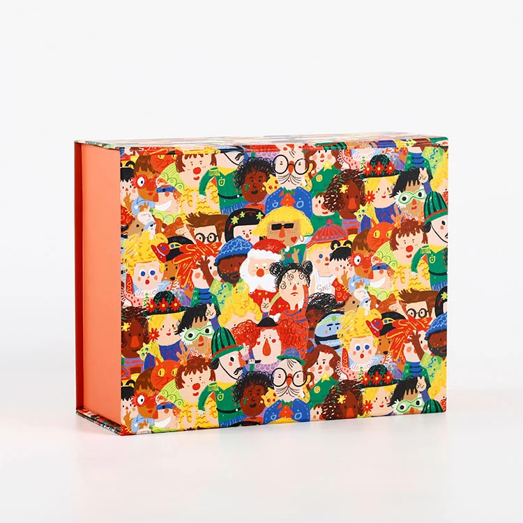 Kotak Pembungkusan Hadiah Flip-top Magnetik